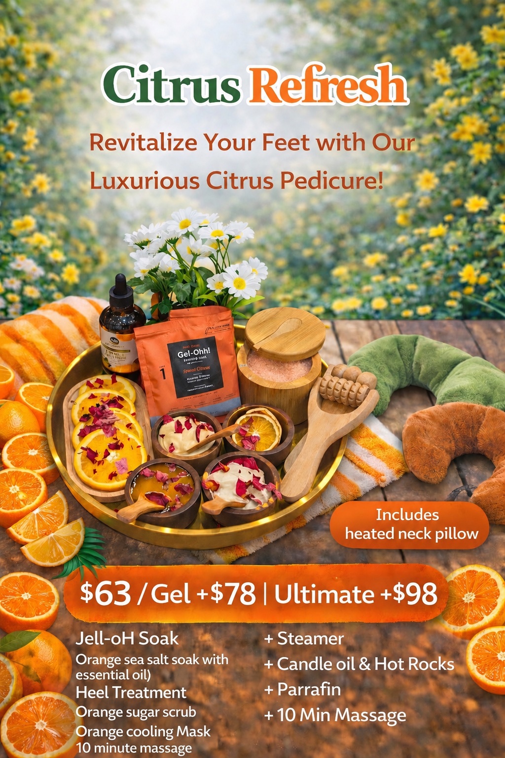 Citrus Refresh Pedicure